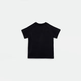 a back view for t-shirt black 