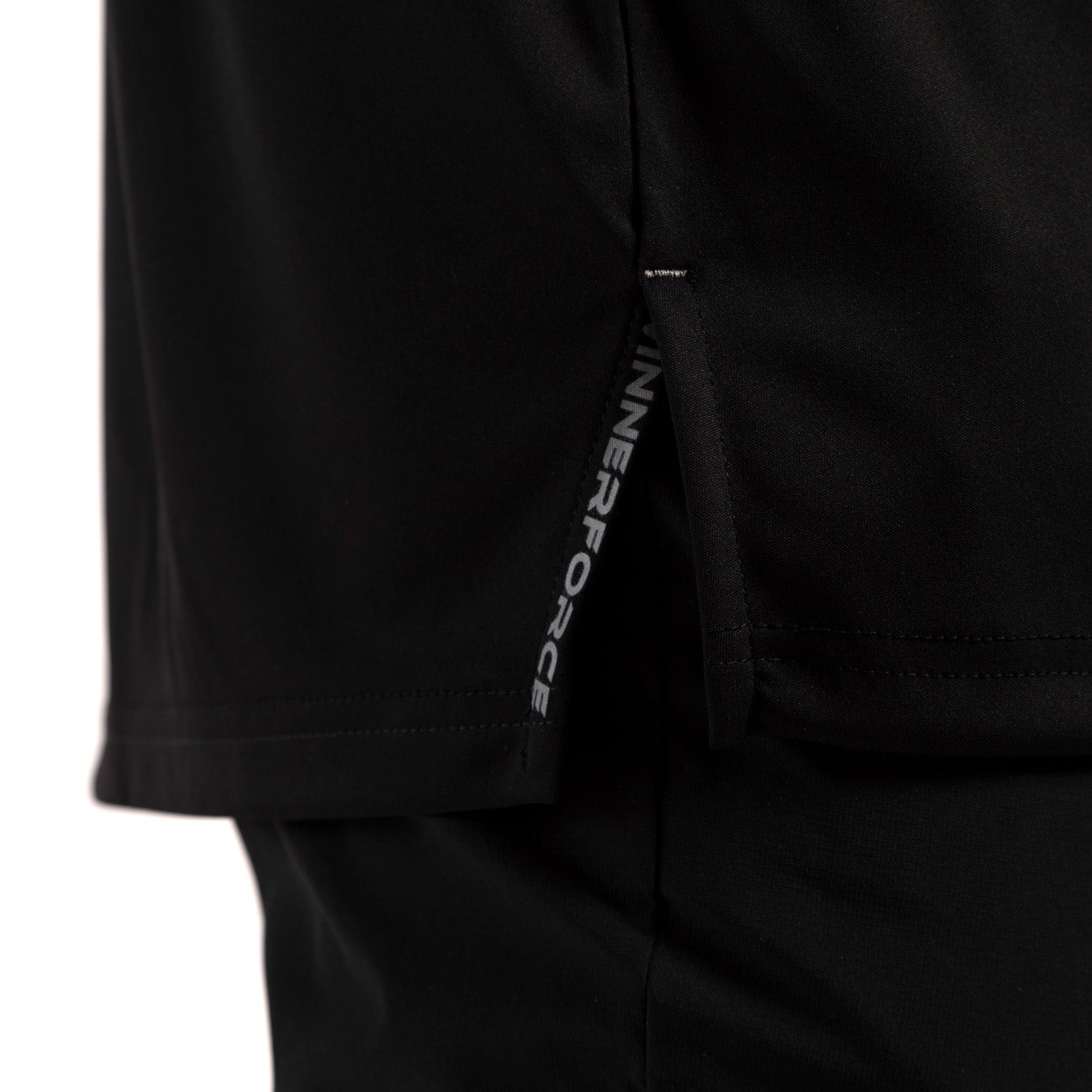 close down view for  t-shirt black 