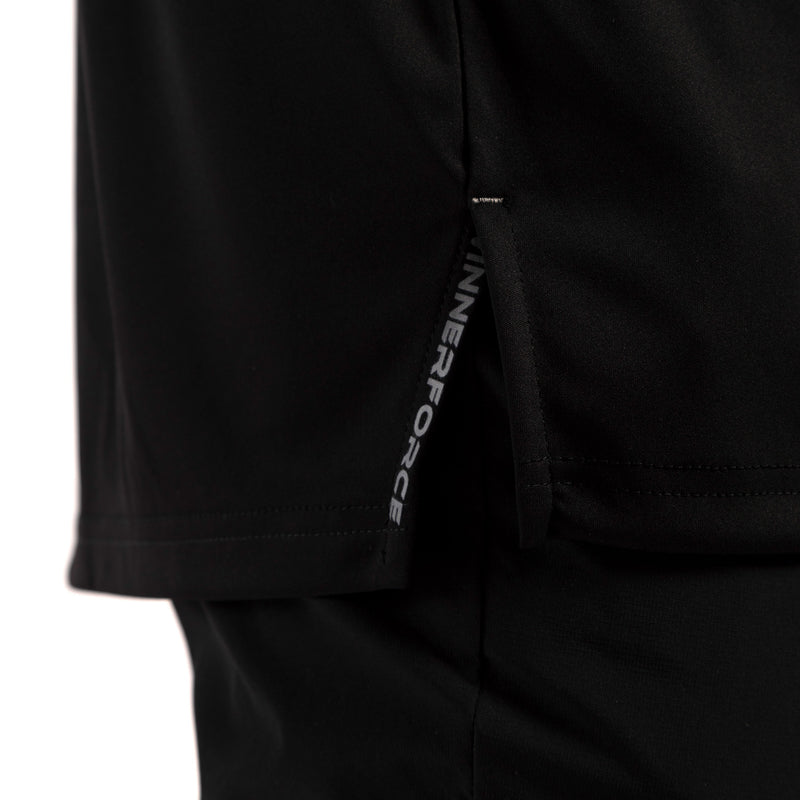 close down view for  t-shirt black 