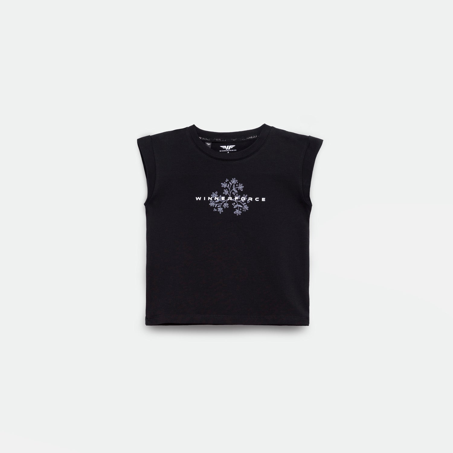 a t-shirt black with logo for girl  