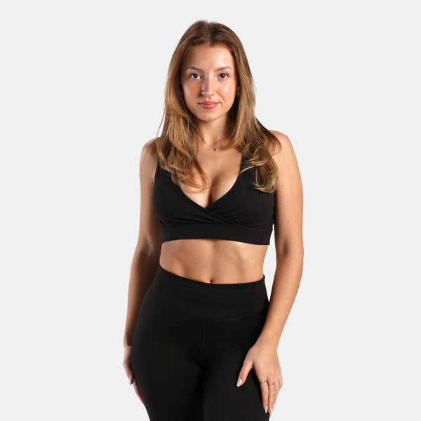 WOMEN-ESSENTIAL-LIONESS-BRA (BLACK)