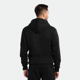 MEN-ESSENTIAL-ZIP UP-HOODIE (BLACK)