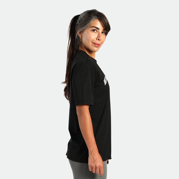 WOMEN-SUMMER-ESCAPE-CASUAL-T-SHIRT (ANTHRACITE BLACK)