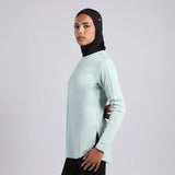 WOMEN-MODEST-TRAINING-TOP (PASTEL-BLUE)