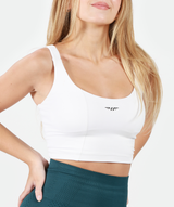 WOMEN-SIGNATURE-CROPPED TANK TOP(WHITE)