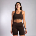 WOMEN-UNIFY-PULSE-BRA (COFFEE BEAN BROWN)