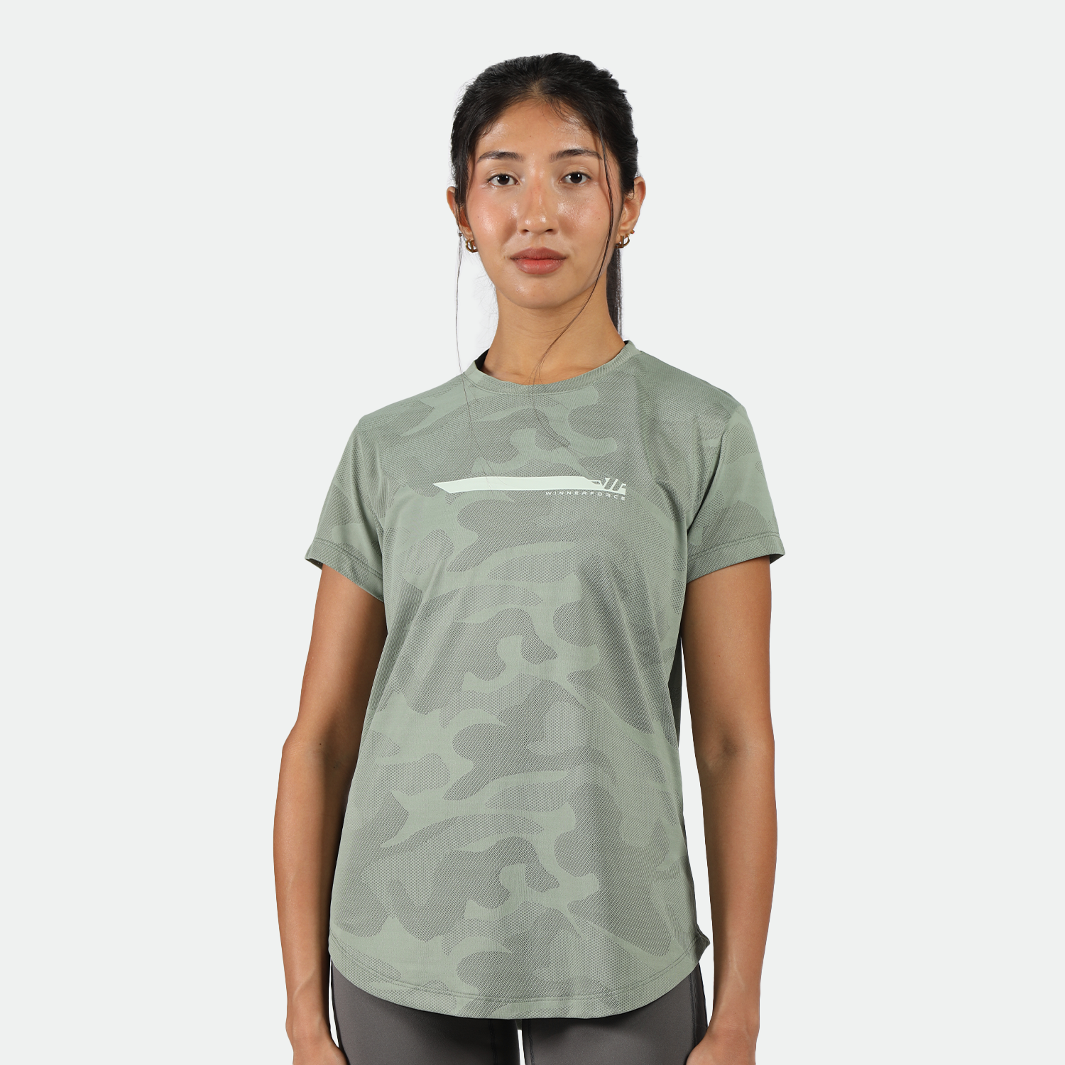 WOMEN-GO-BEYOND-CAMO-T-SHIRT (GREEN-BAY)