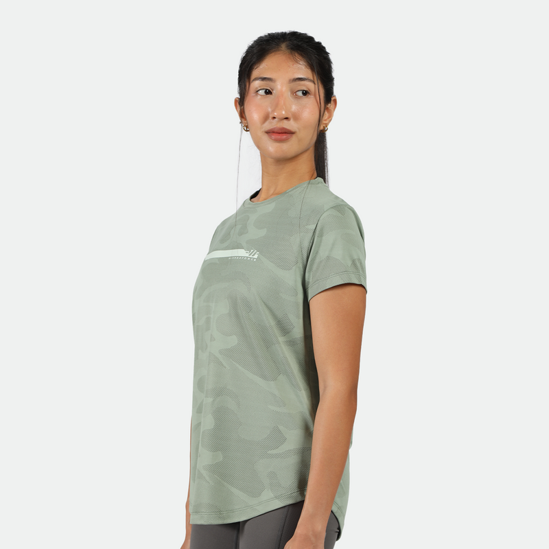 WOMEN-GO-BEYOND-CAMO-T-SHIRT (GREEN-BAY)