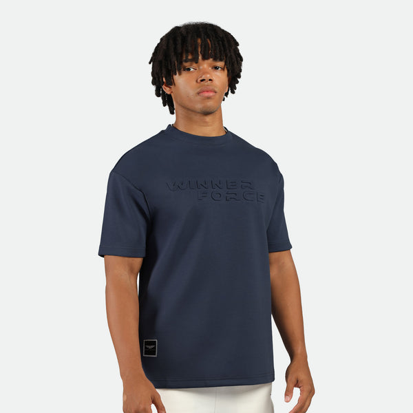 MEN-GO BEYOND-BOLD-T-SHIRT (NAVY-BLUE)