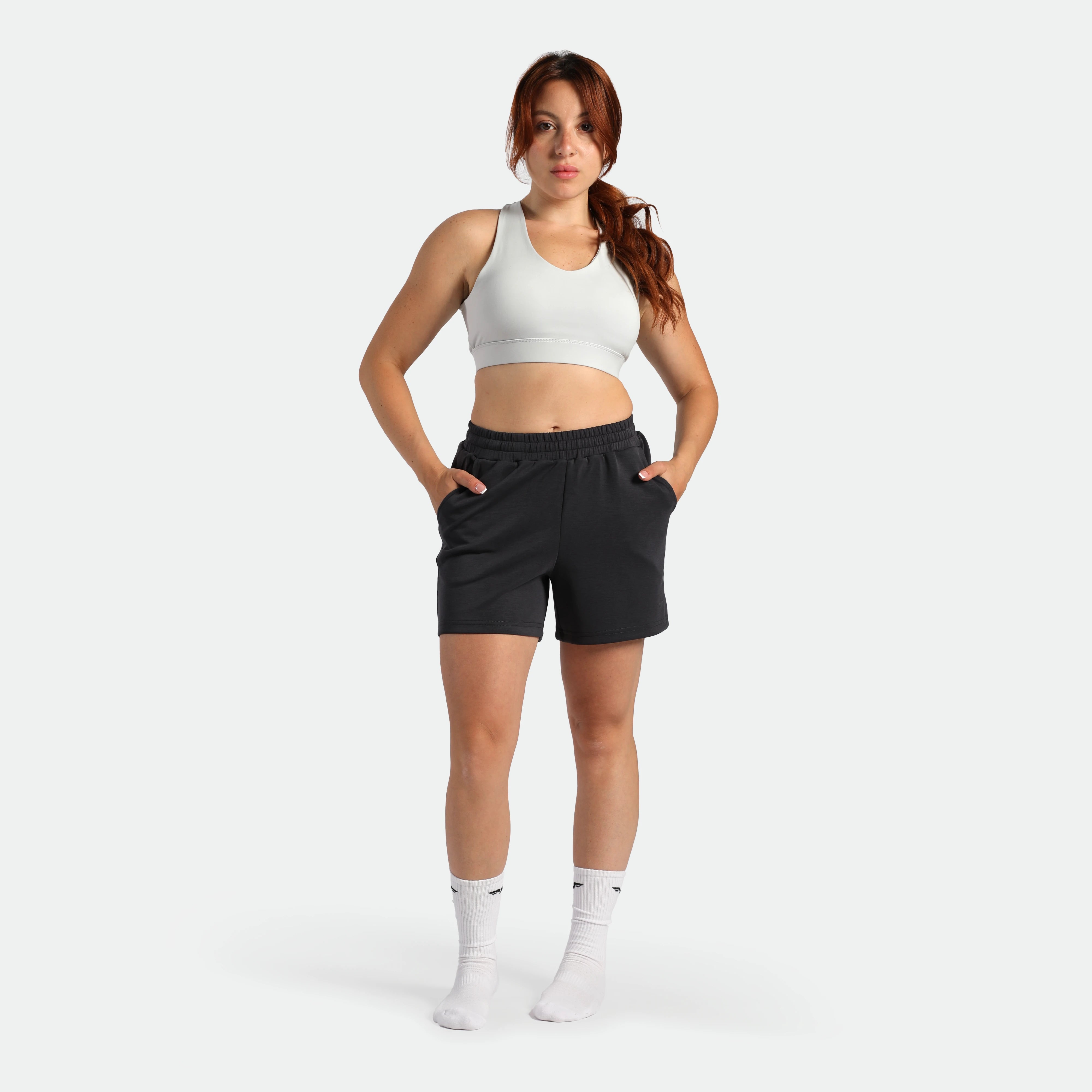 WOMEN-SUMMER-ESCAPE-RELAXED-SHORT (ANTHRACITE BLACK)