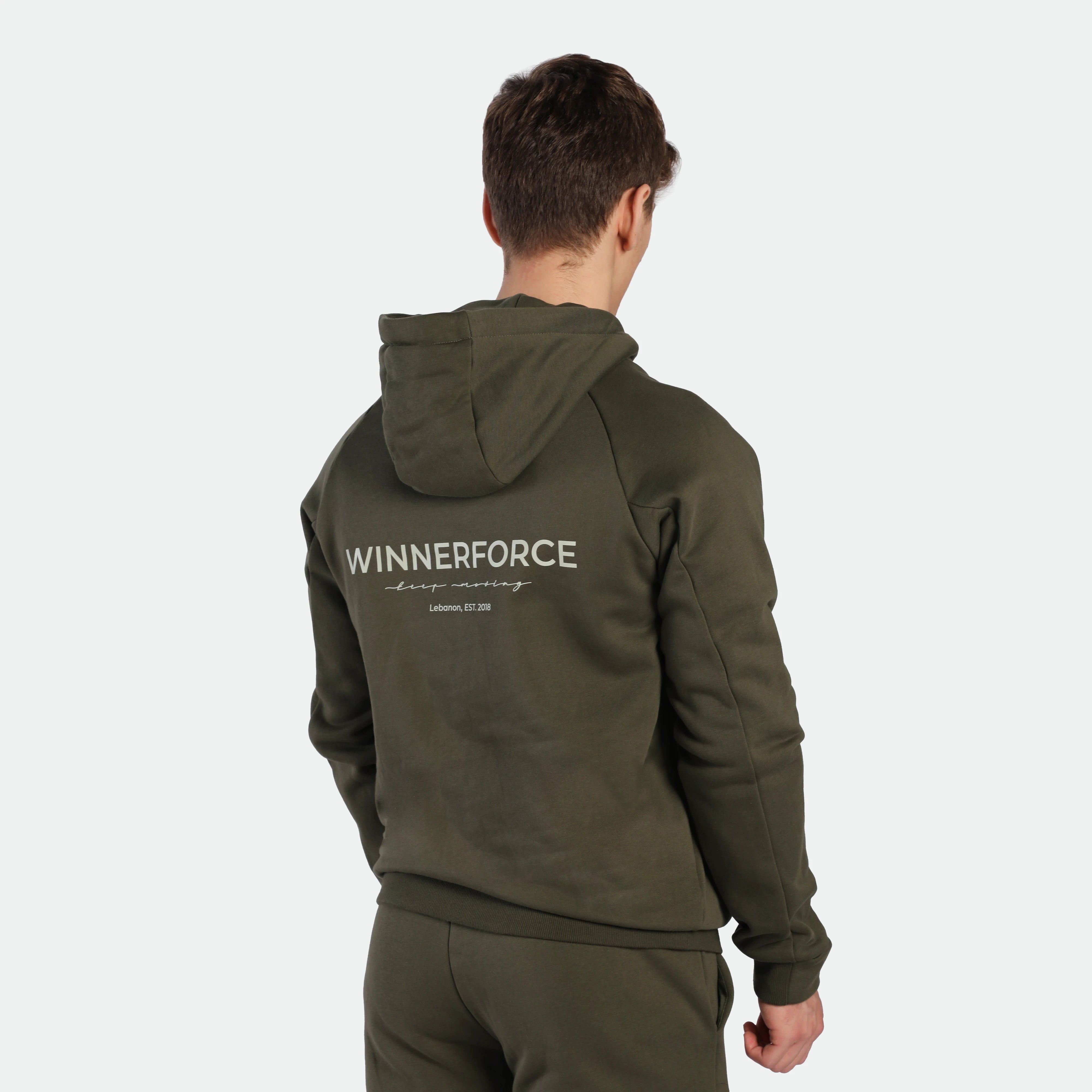 MEN-ESSENTIAL-EST-HOODIE (FOREST NIGHT GREEN)