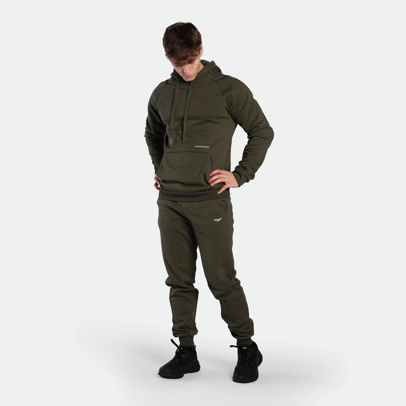 MEN-ESSENTIAL-EST-HOODIE (FOREST NIGHT GREEN)