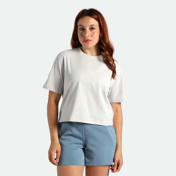 WOMEN-SUMMER-ESCAPE-CROPPED-T-SHIRT (VAPOR GREY)