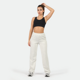 WOMEN-GO BEYOND-DAY TO DAY-PANTS (MARL LIGHT-GREY)