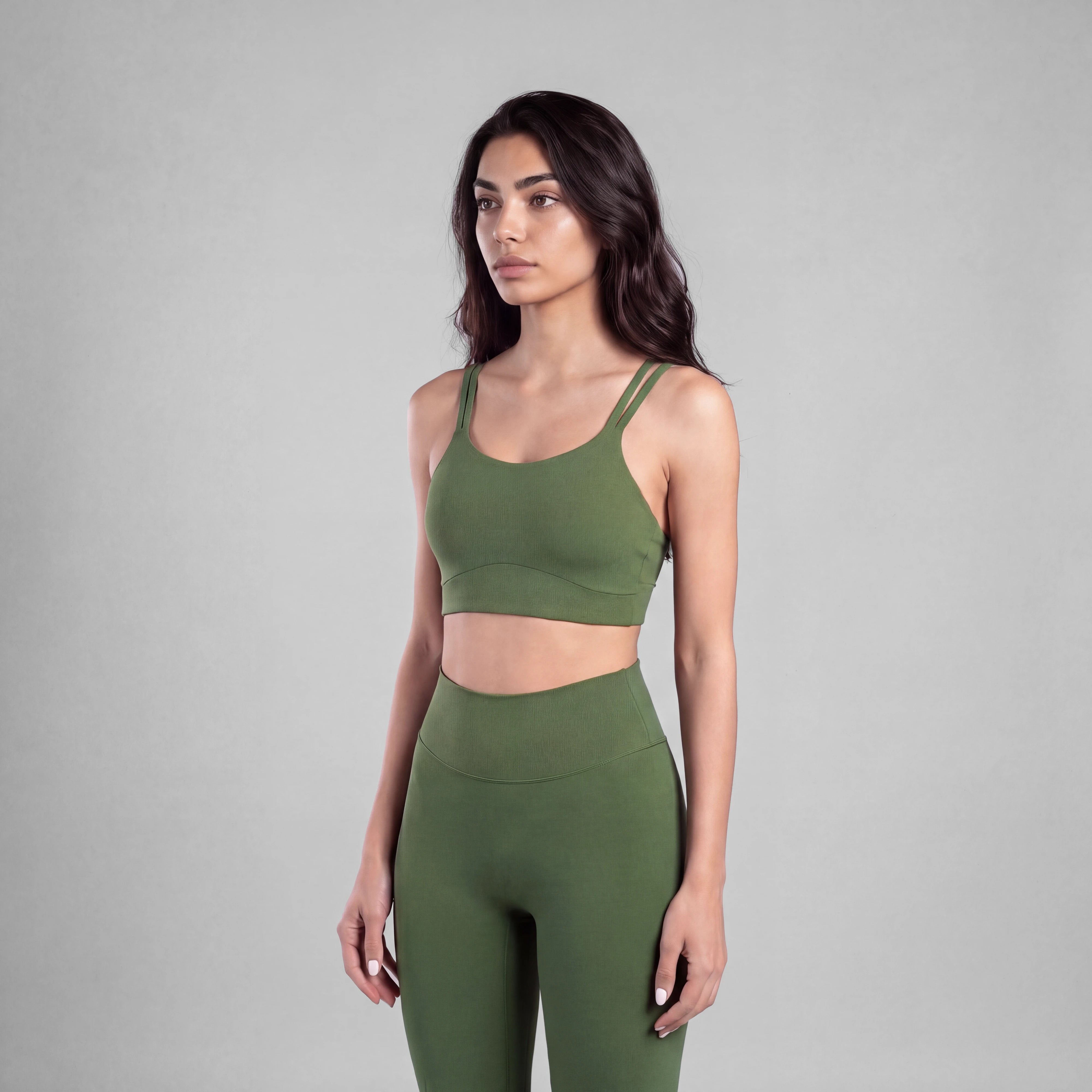 WOMEN-UNIFY-STAMINA-BRA (BRONZE GREEN)