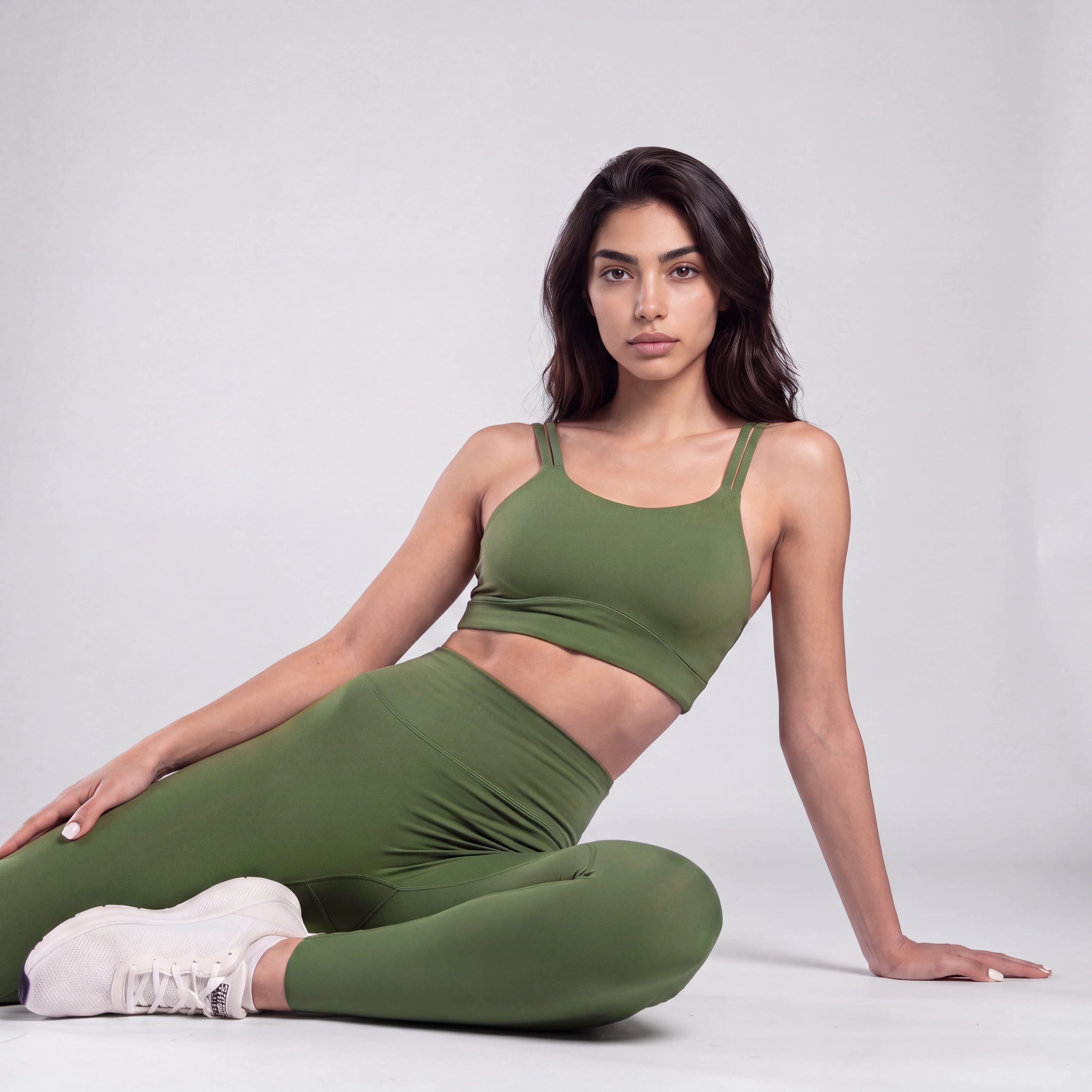 WOMEN-UNIFY-STAMINA-BRA (BRONZE GREEN)