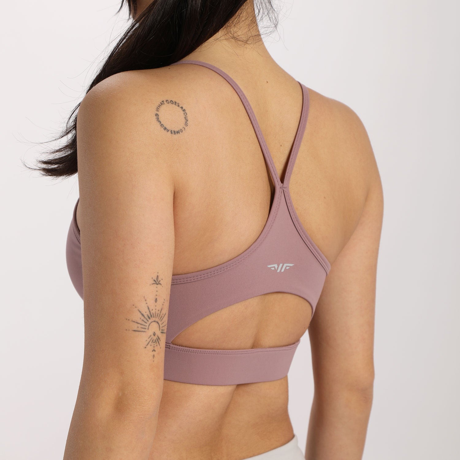 WOMEN-ELITE-OPEN BACK-BRA (ELDERBERRY-PURPLE)