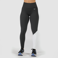 WOMEN-ELITE-RIBBED-LEGGING (GREY & WHITE)