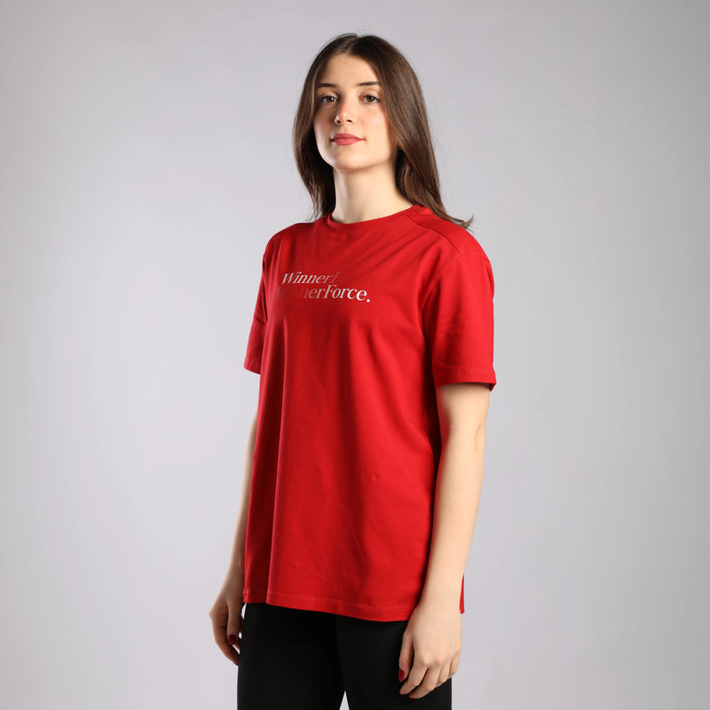 WOMEN-ESSENTIAL-24/7-T-SHIRT (SALSA-RED) – Winnerforce