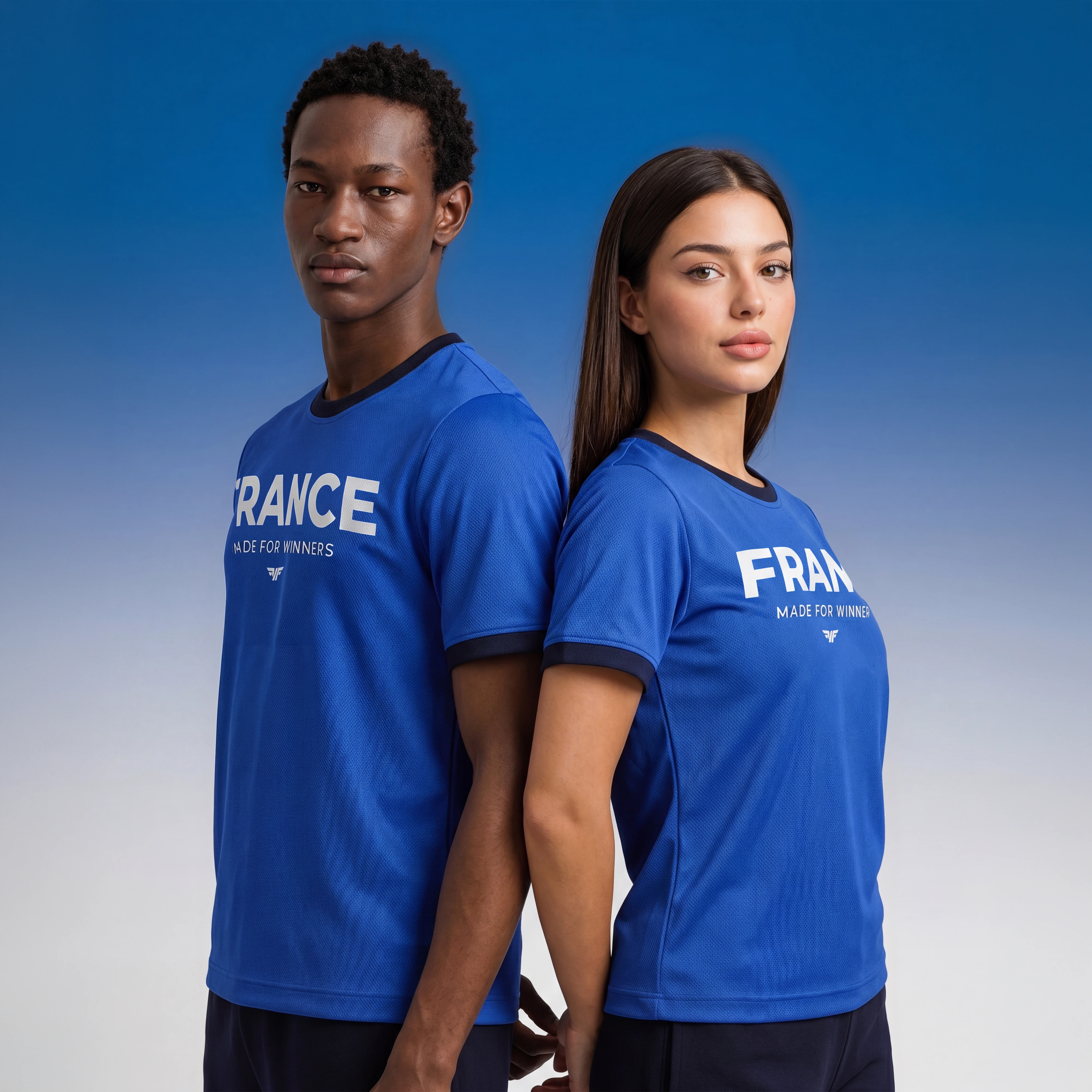 FRANCE-UNISEX-FOOTBALL-JERSEY-WINNERFORCE-EDITION (ROYAL- BLUE)