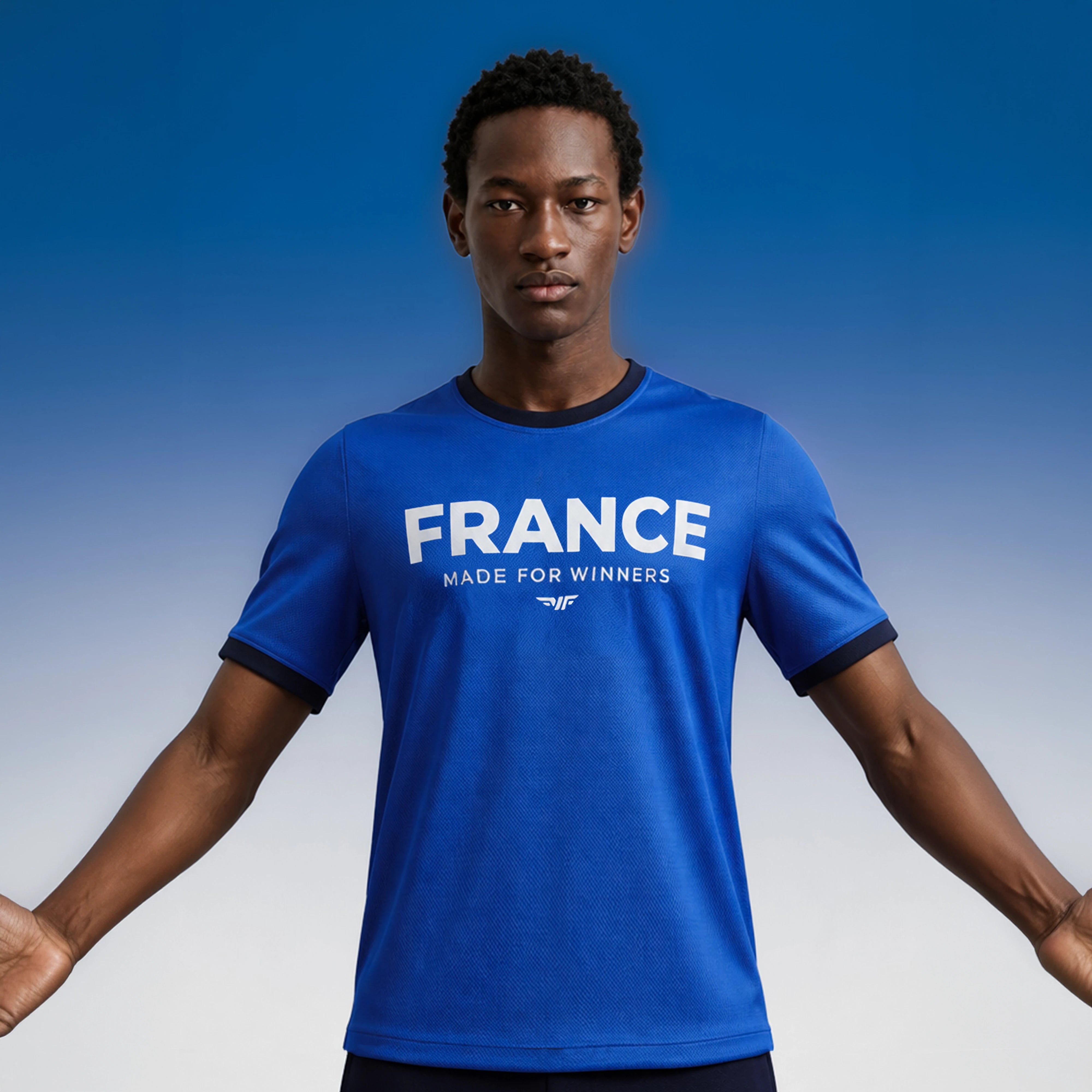 FRANCE-UNISEX-FOOTBALL-JERSEY-WINNERFORCE-EDITION (ROYAL- BLUE)