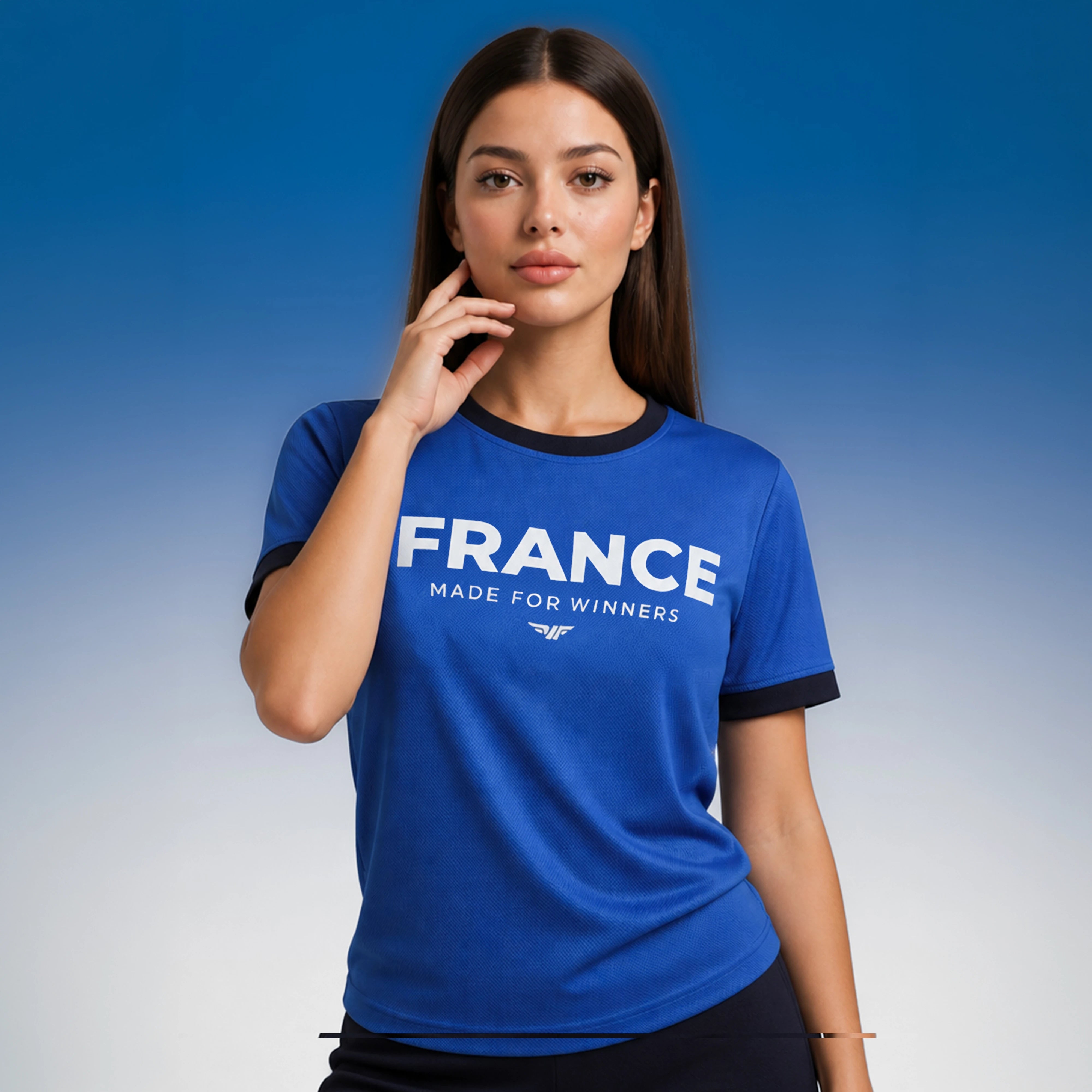FRANCE-UNISEX-FOOTBALL-JERSEY-WINNERFORCE-EDITION (ROYAL- BLUE)