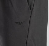 close up view for pocket of pants  with logo 