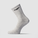 one socks grey with logo black 