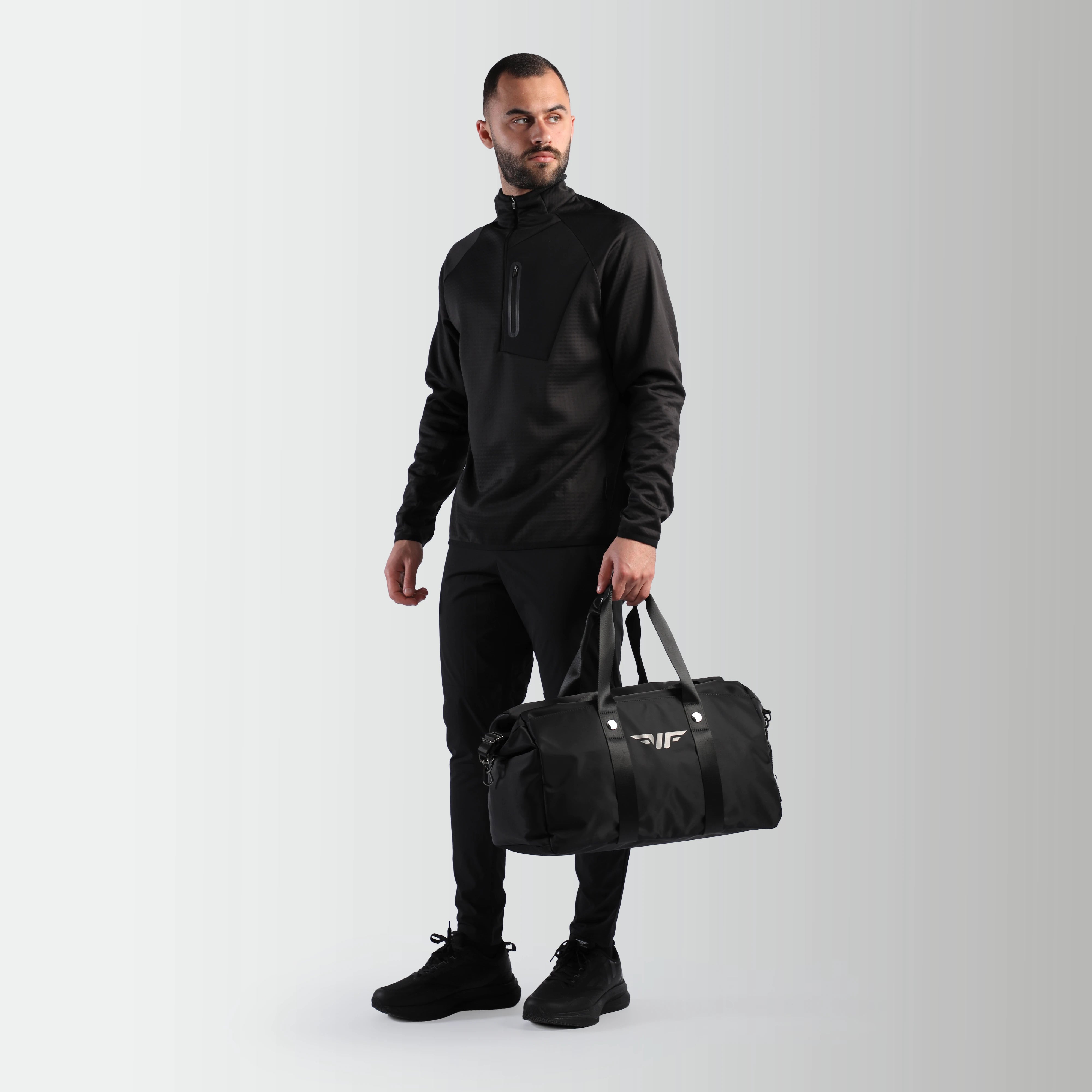 MEN-GO BEYOND-TECH-PULLOVER (BLACK)