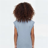GIRL-ESSENTIAL-T-SHIRT-CAP SLEEVES (ANGEL-BLUE)
