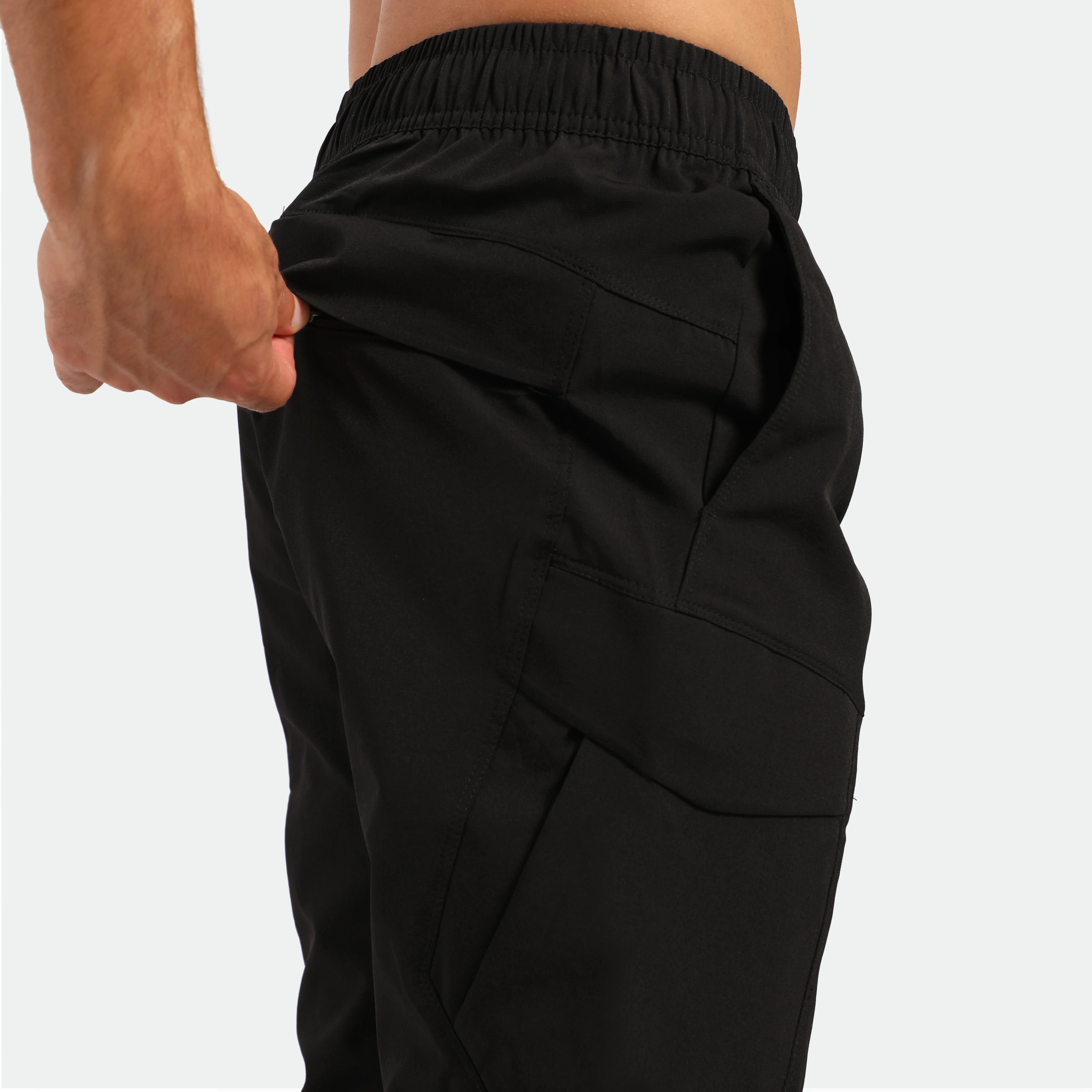 MEN-SUMMER-ESCAPE-HYBRID-PANTS (ANTHRACITE BLACK)
