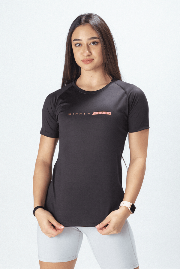 WOMEN FORCE T-SHIRT (BLACK)