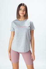 WOMEN MOVE 2 T-SHIRT (MARL-LIGHT-GREY)