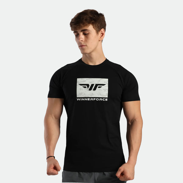 MEN-SUMMER-ESCAPE-TRAINING-T-SHIRT (ANTHRACITE BLACK)