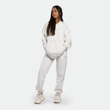 WOMEN-ESSENTIAL-COLD SEASON-JOGGER (MARL LIGHT-ECRU)