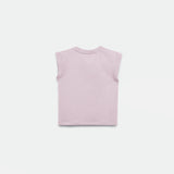 a back view for t-shirt lavender blue
