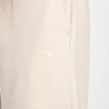 close up view for pocket of  pants  with logo