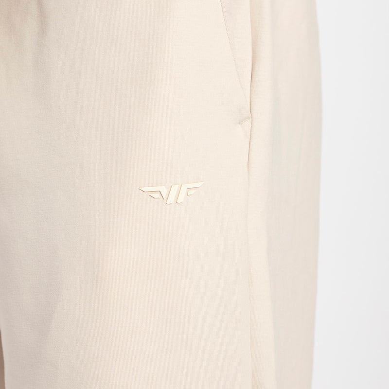 close up view for pocket of  pants  with logo