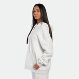 WOMEN-ESSENTIAL-COLD SEASON-HOODIE (MARL LIGHT-ECRU)