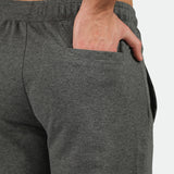 a back view for pocket  of pants marl dark grey 