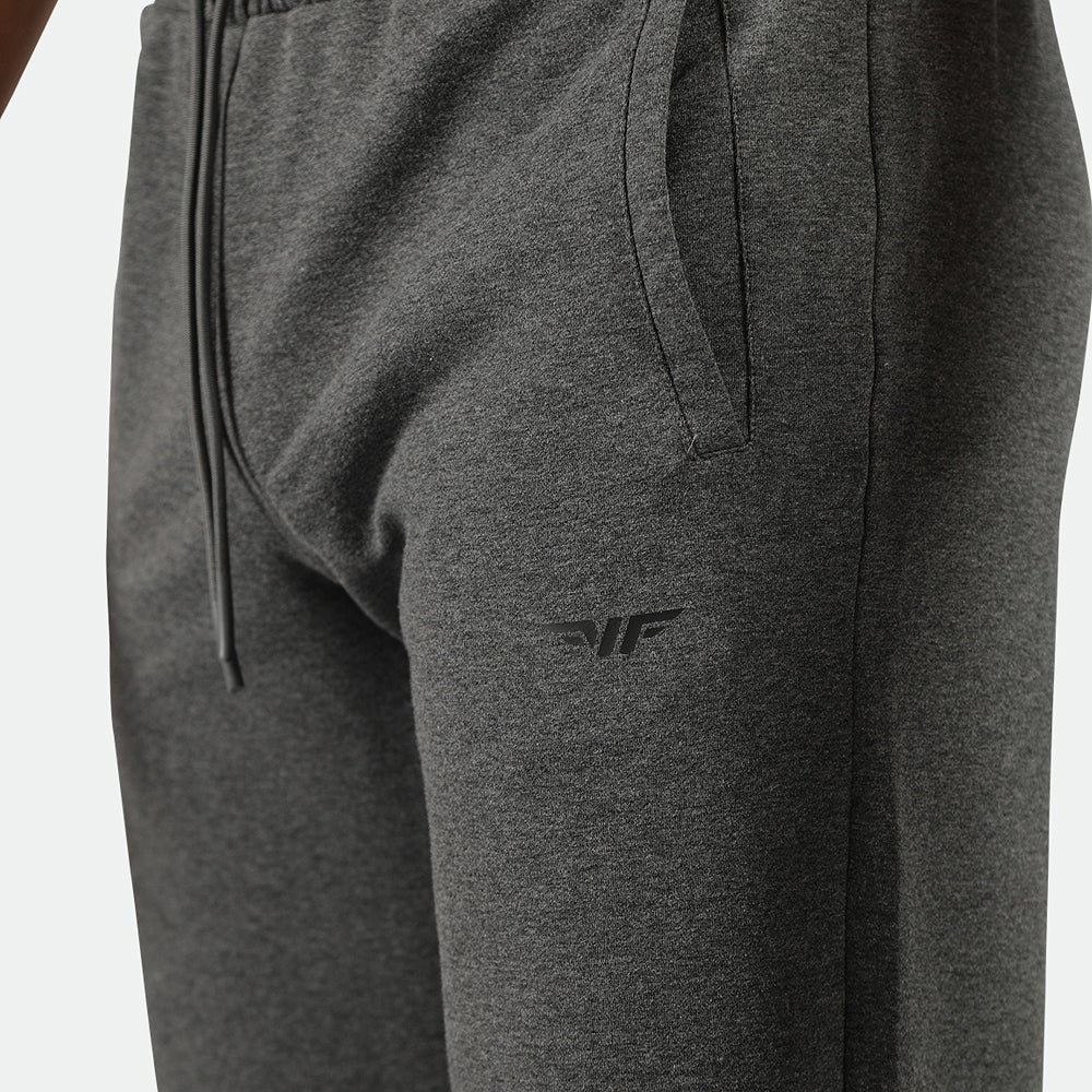 close up view  for pocket of ants marl light grey with logo 