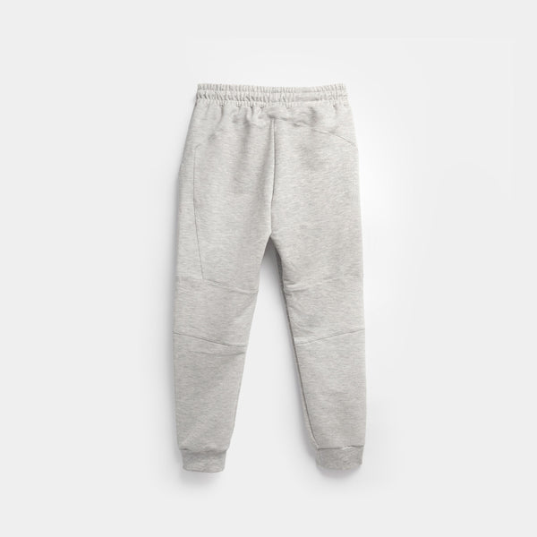 a back view for jogger pants marl light grey 