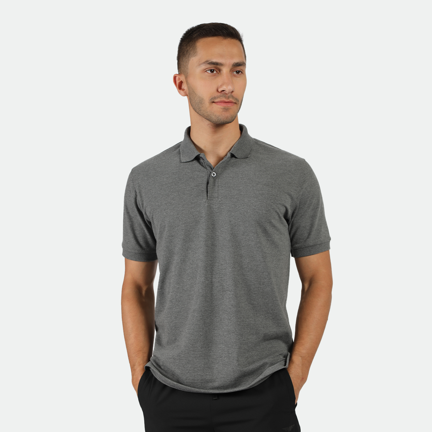 T-Shirt Polo (dark-grey)