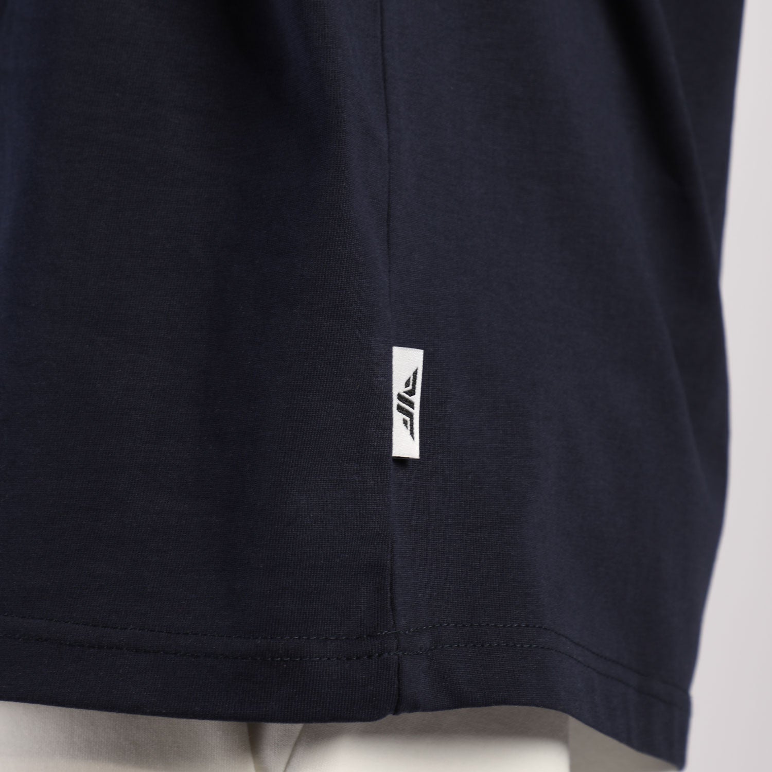 close up view for t-shirt black with logo 