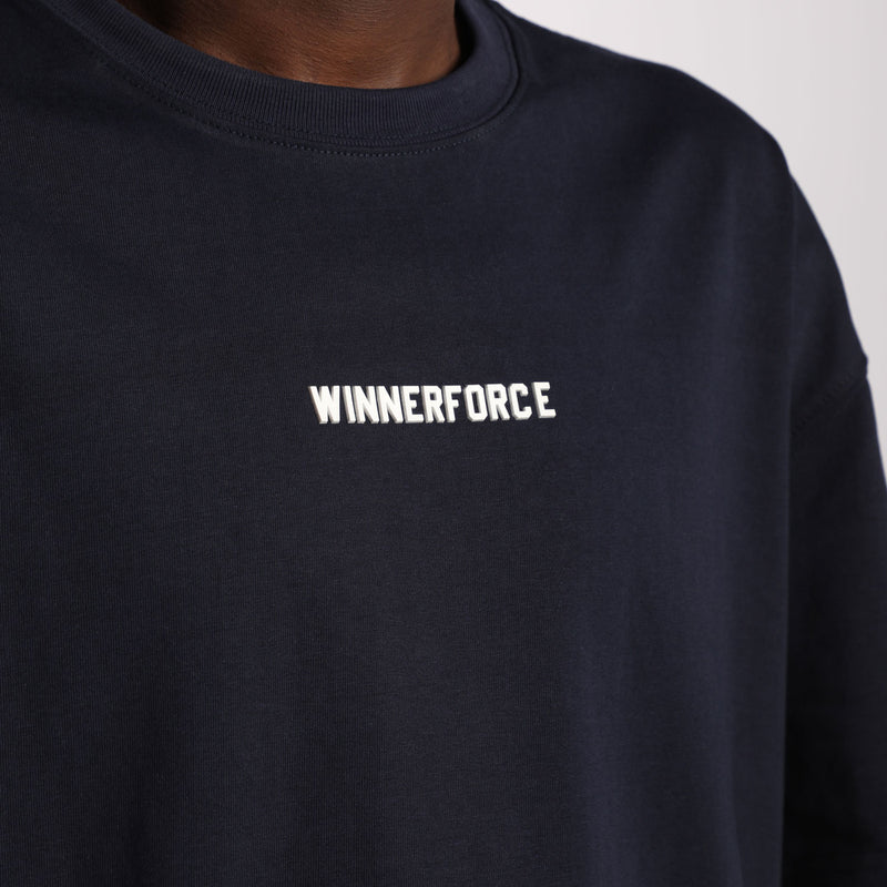 close up view for t-shirt black with logo 