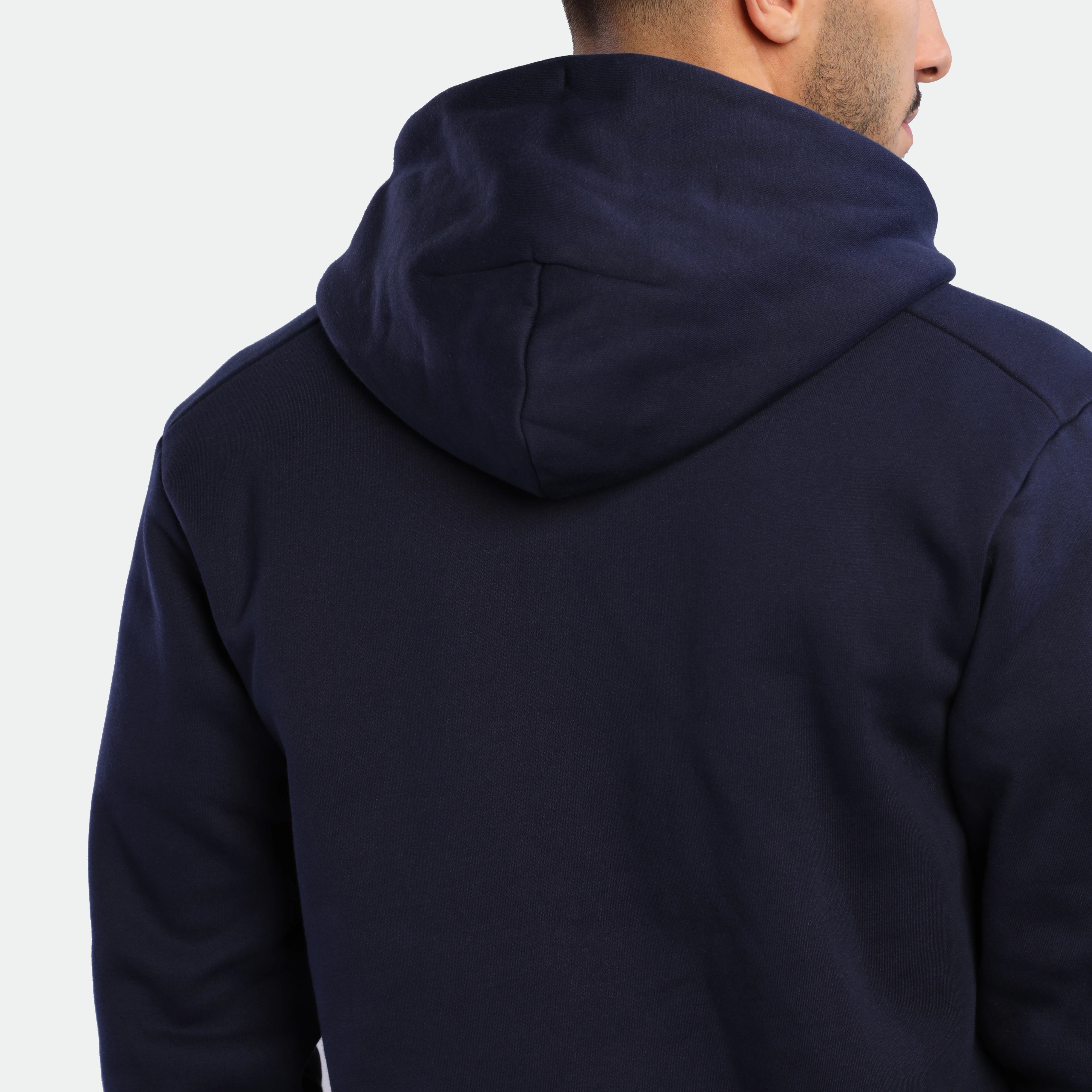 MEN-ESSENTIAL-ZIP UP-HOODIE (DARK NAVY)