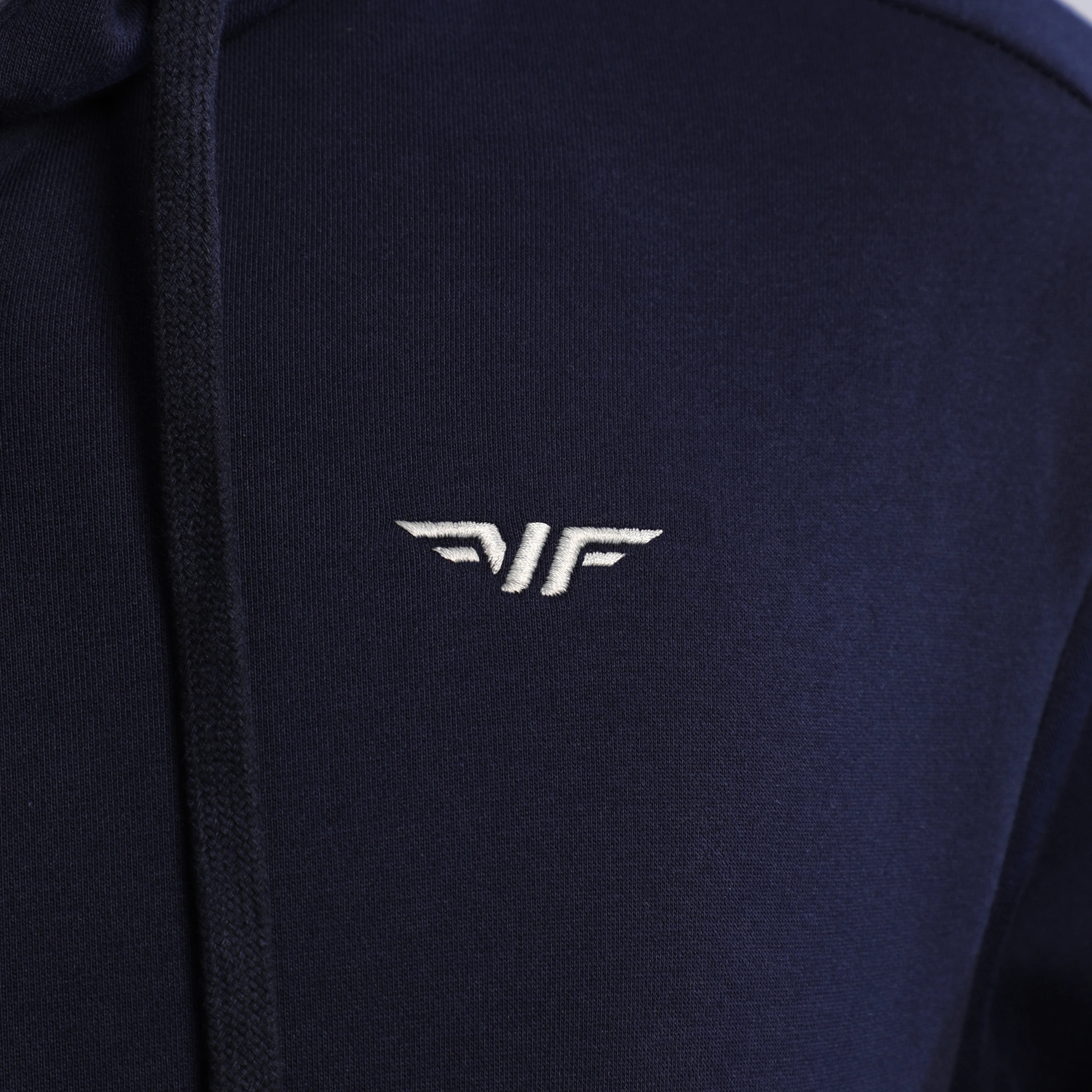 MEN-ESSENTIAL-ZIP UP-HOODIE (DARK NAVY)