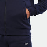 MEN-ESSENTIAL-ZIP UP-HOODIE (DARK NAVY)