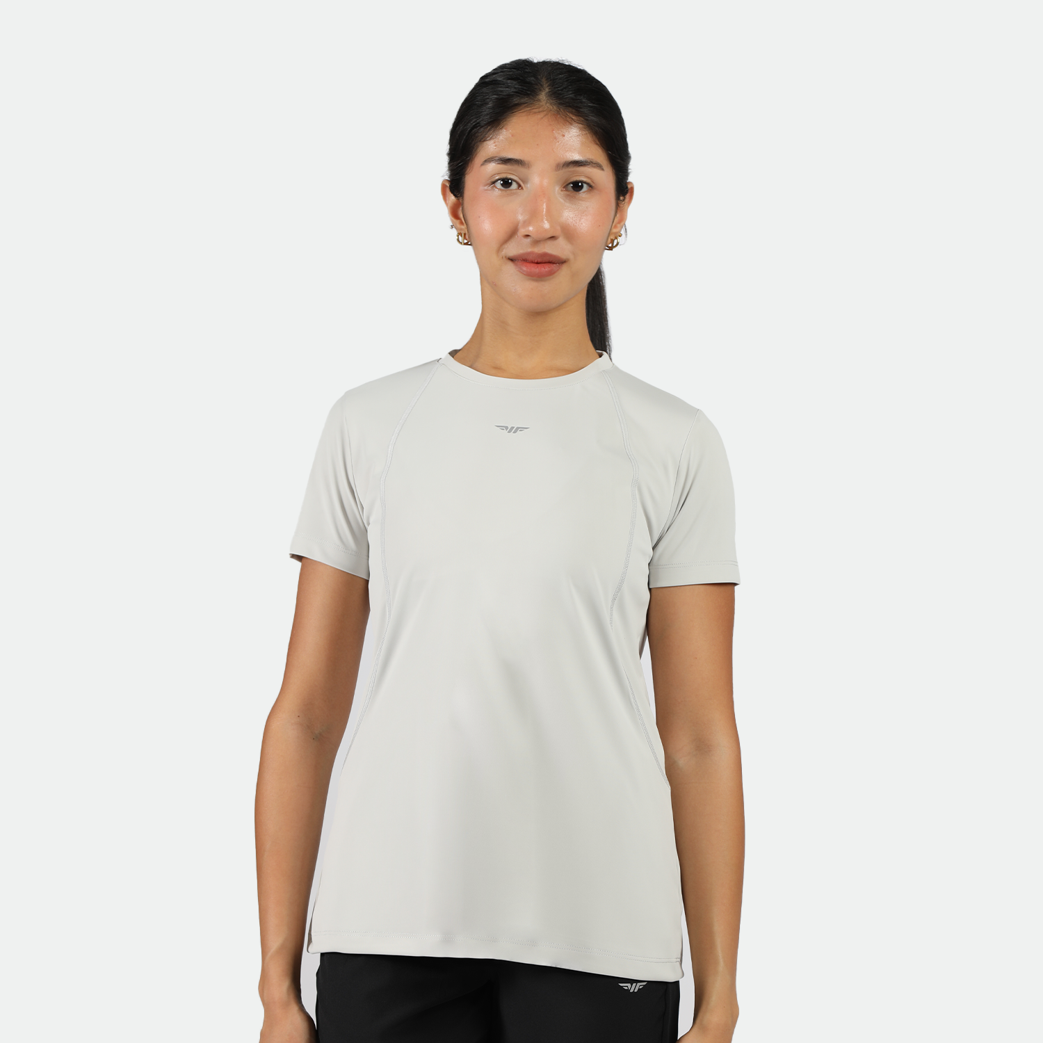 WOMEN-GO BEYOND-PERFORMANCE-T-SHIRT (NIMBUS-CLOUD)