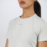 WOMEN-GO BEYOND-PERFORMANCE-T-SHIRT (NIMBUS-CLOUD)